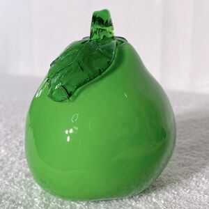 Vintage Art Glass Blown Glass Decorative Glass Pear